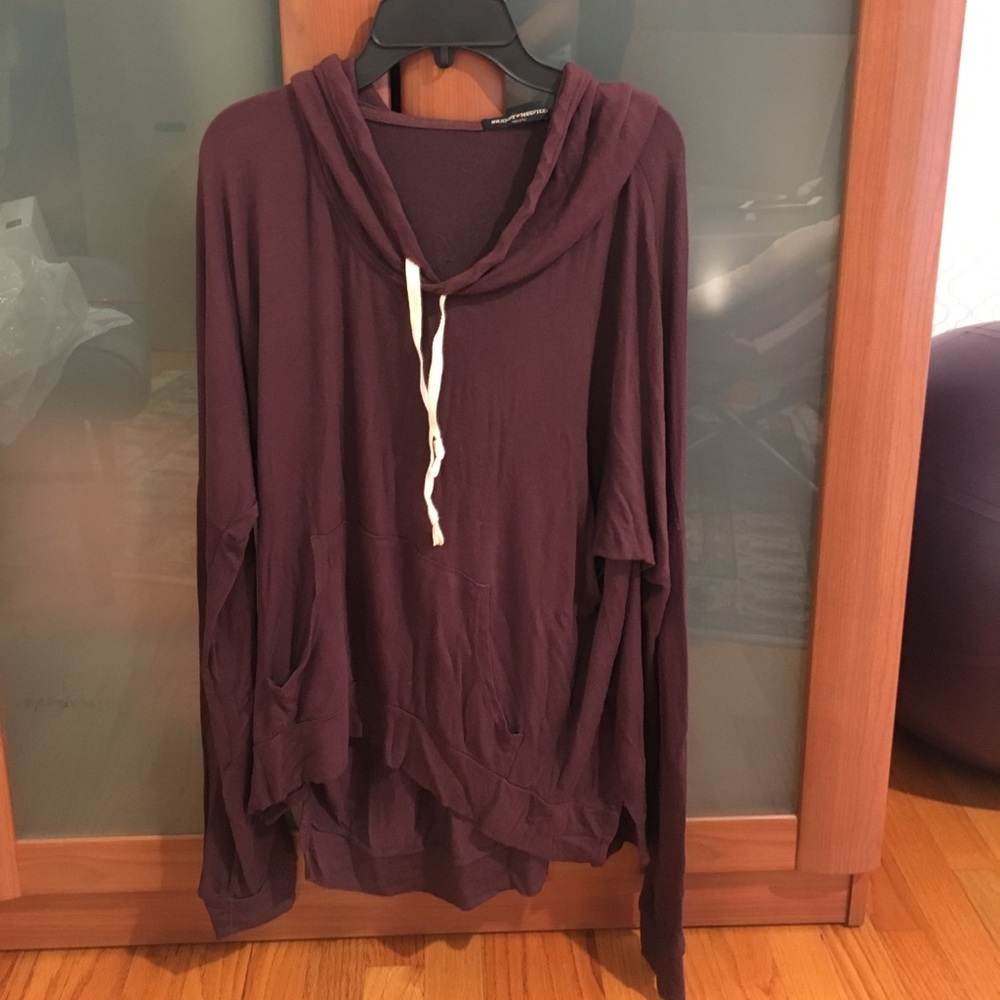 Brandy Melville soft maroon pullover