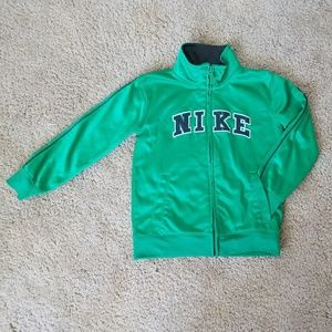 Boys Green Nike Track Jacket, sz. 4t