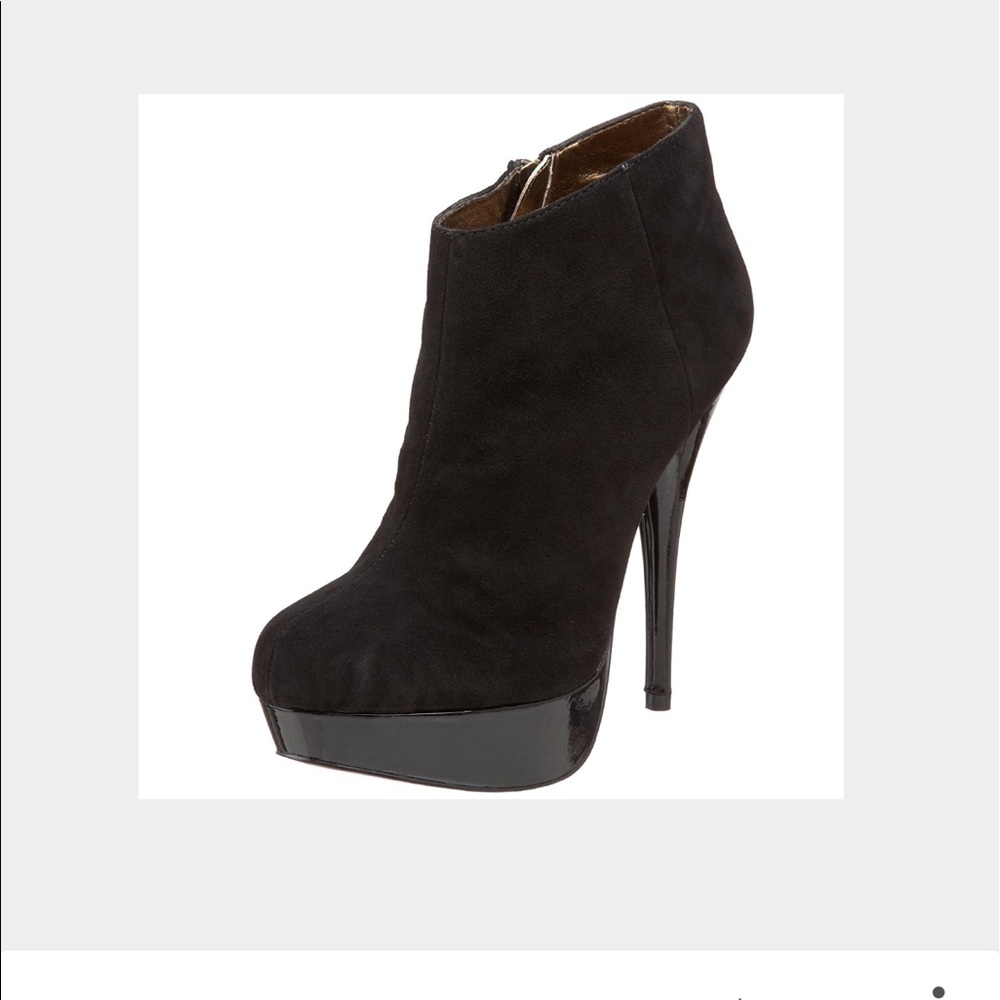 Steve Madden CHELSEEY BLACK SUEDE bootie