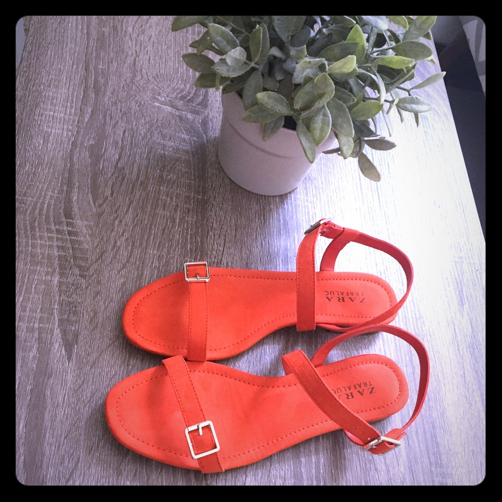 Zara flat sandals