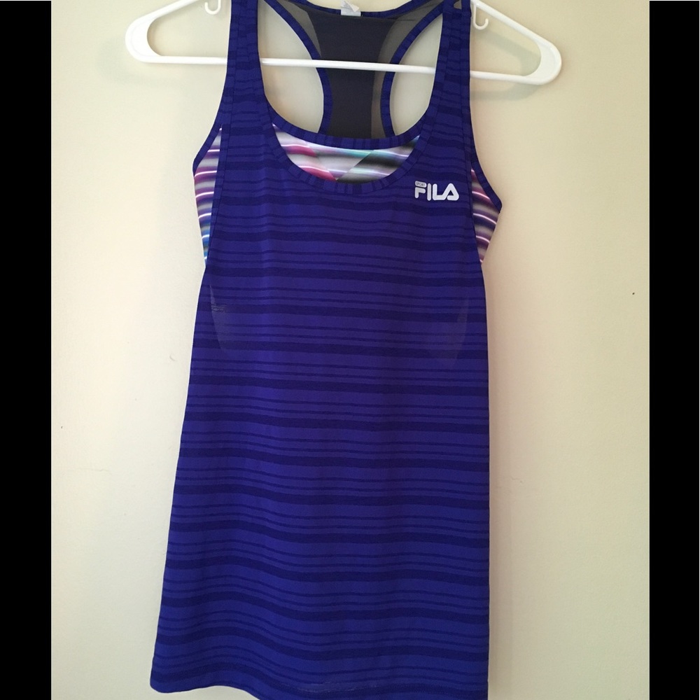 Fila sports bra and tank combo