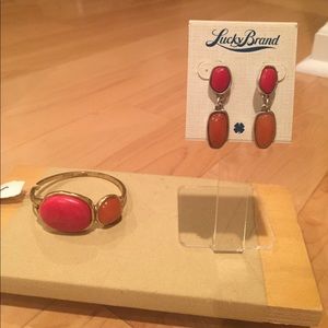 Lucky Bracelet and earrings