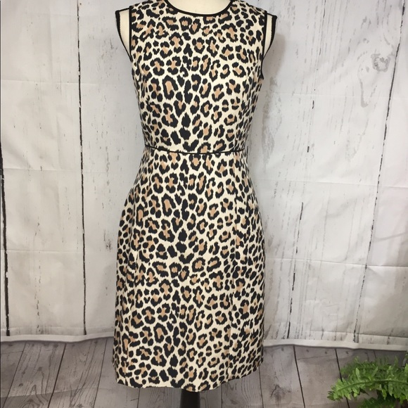 kate spade Dresses & Skirts - ( KATE SPADE )  Sleeveless Leopard Print Dress