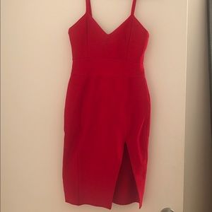 Hot Miami Styles Red Bandage Dress
