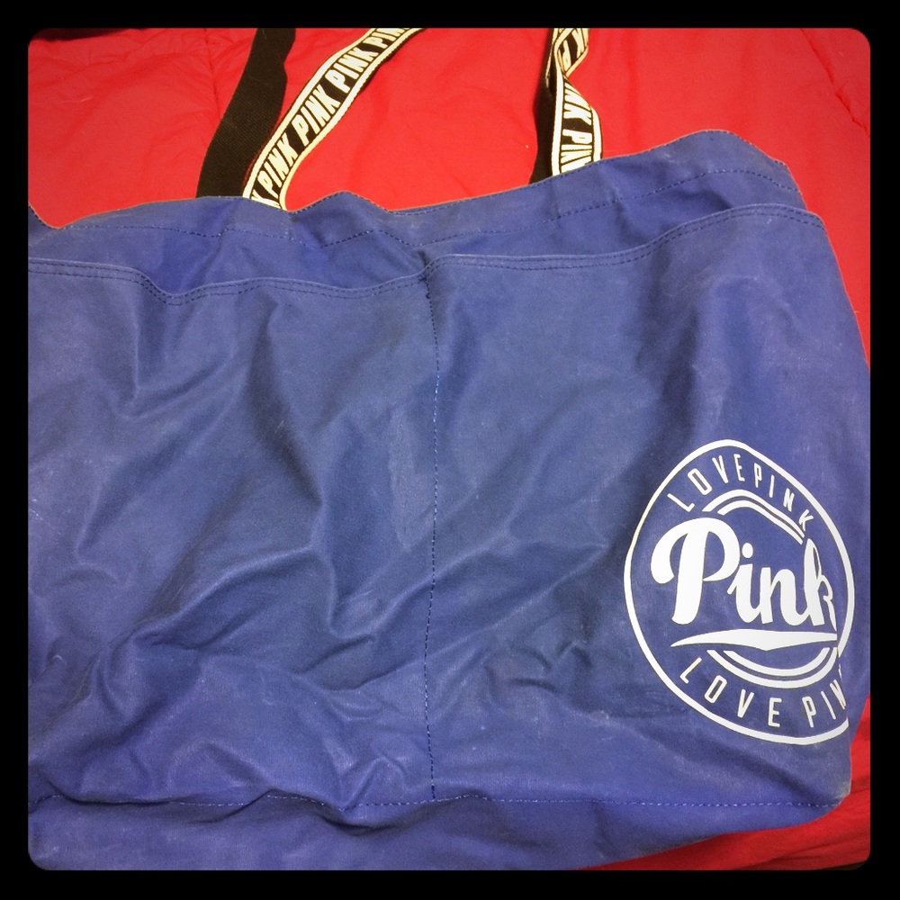 Pink tote bag