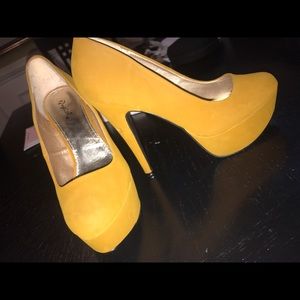 Mustard Orange Heels