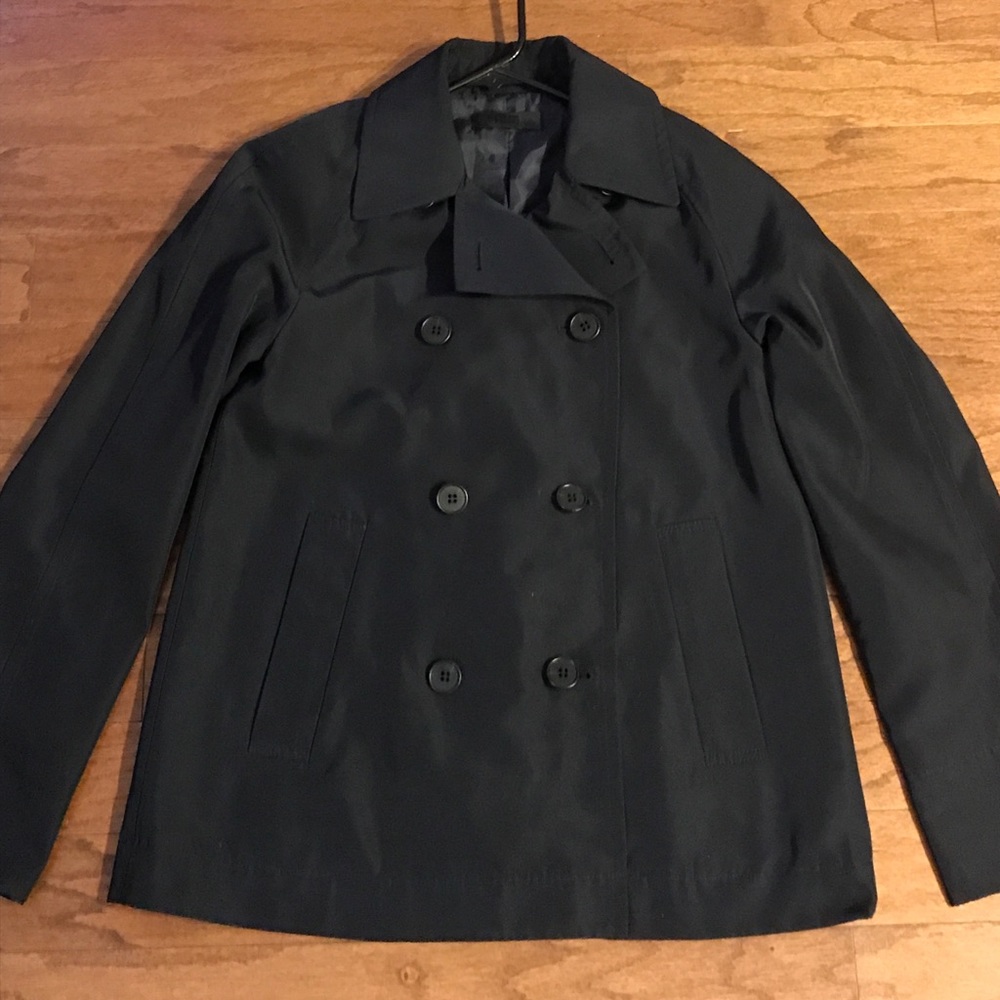 Uniqlo Women's Cropped Jacket - Navy XS
