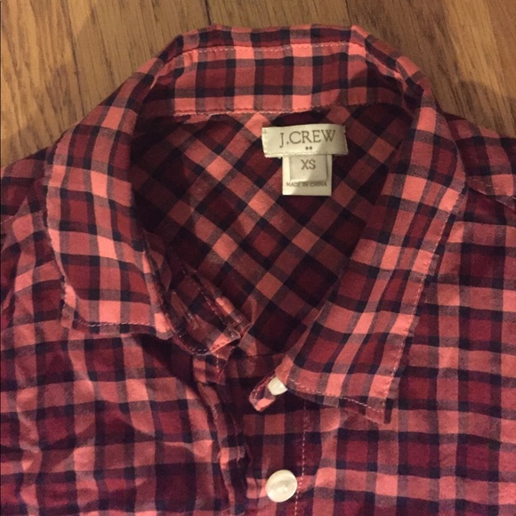 J. Crew Factory Lightweight Plaid Shirt - Picture 2 of 3