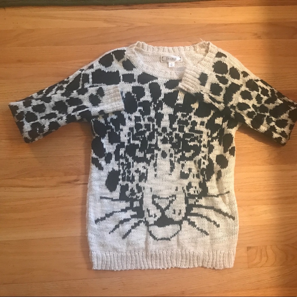 Animal Print Sweater