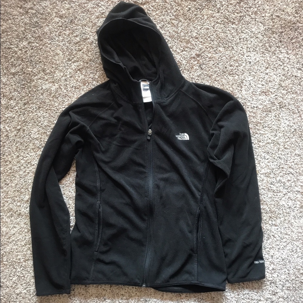 XL Women's Hooded Fleece Full Zip tka 100