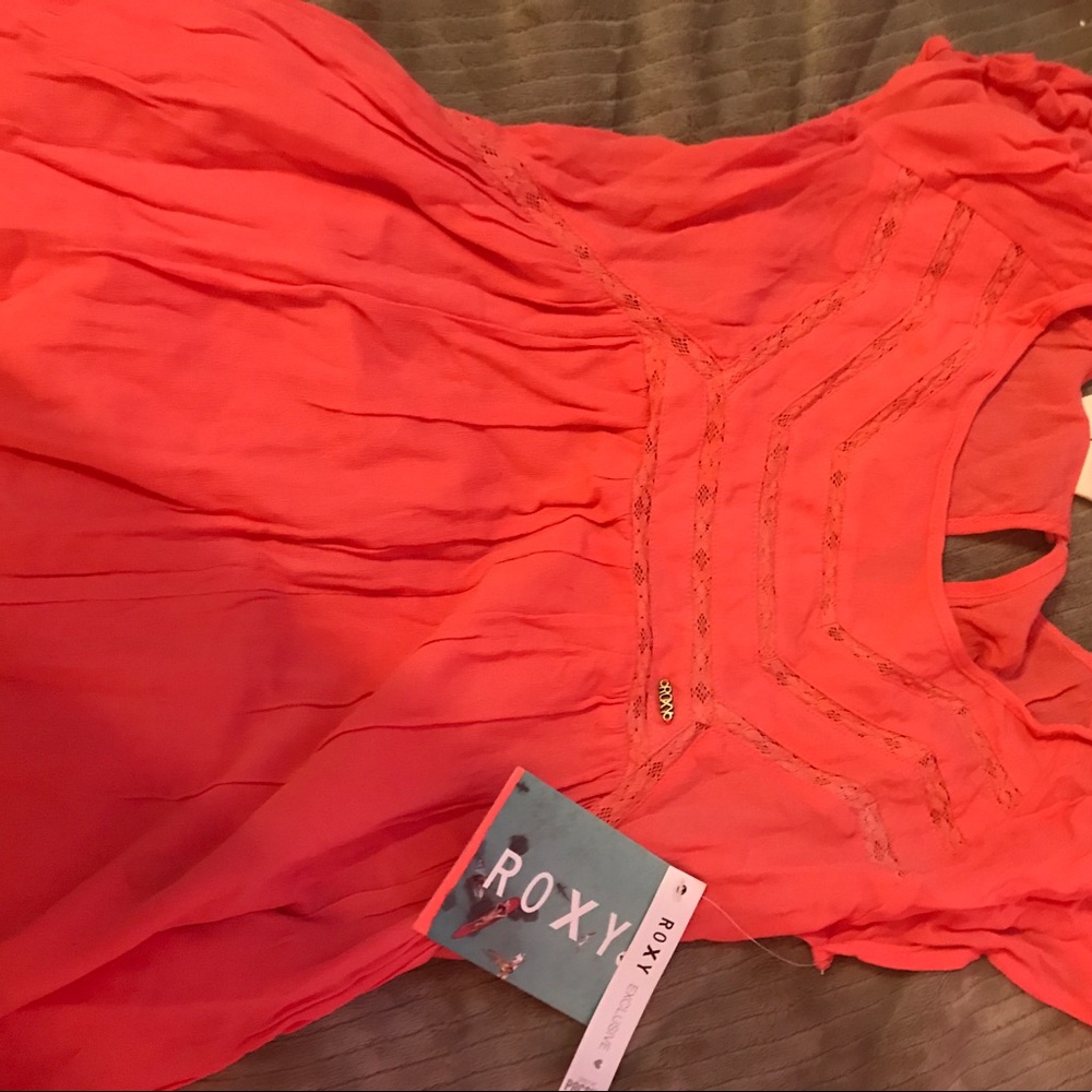coral ROXY sundress