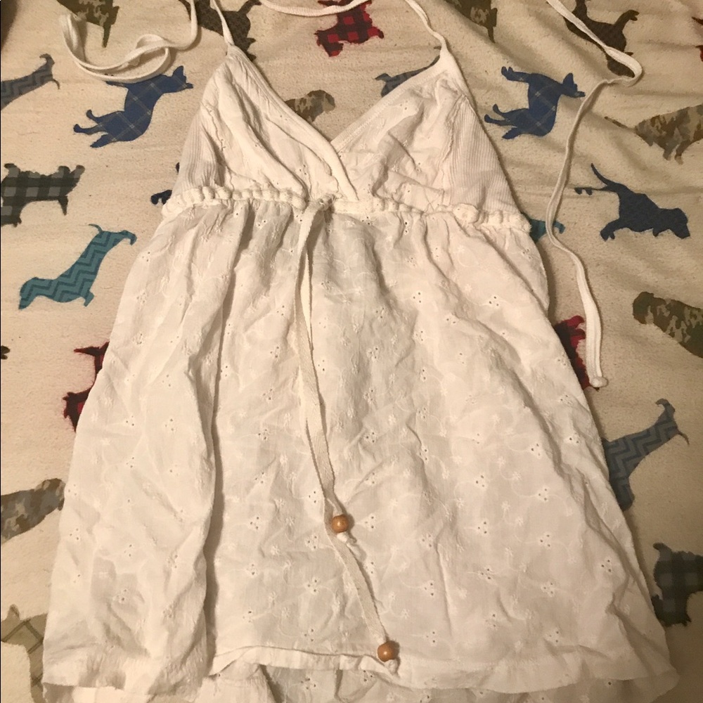 Strappy halter tank. Perfect for summer!!