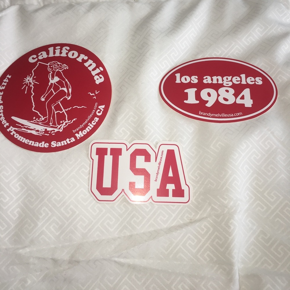 rare brandy melville stickers