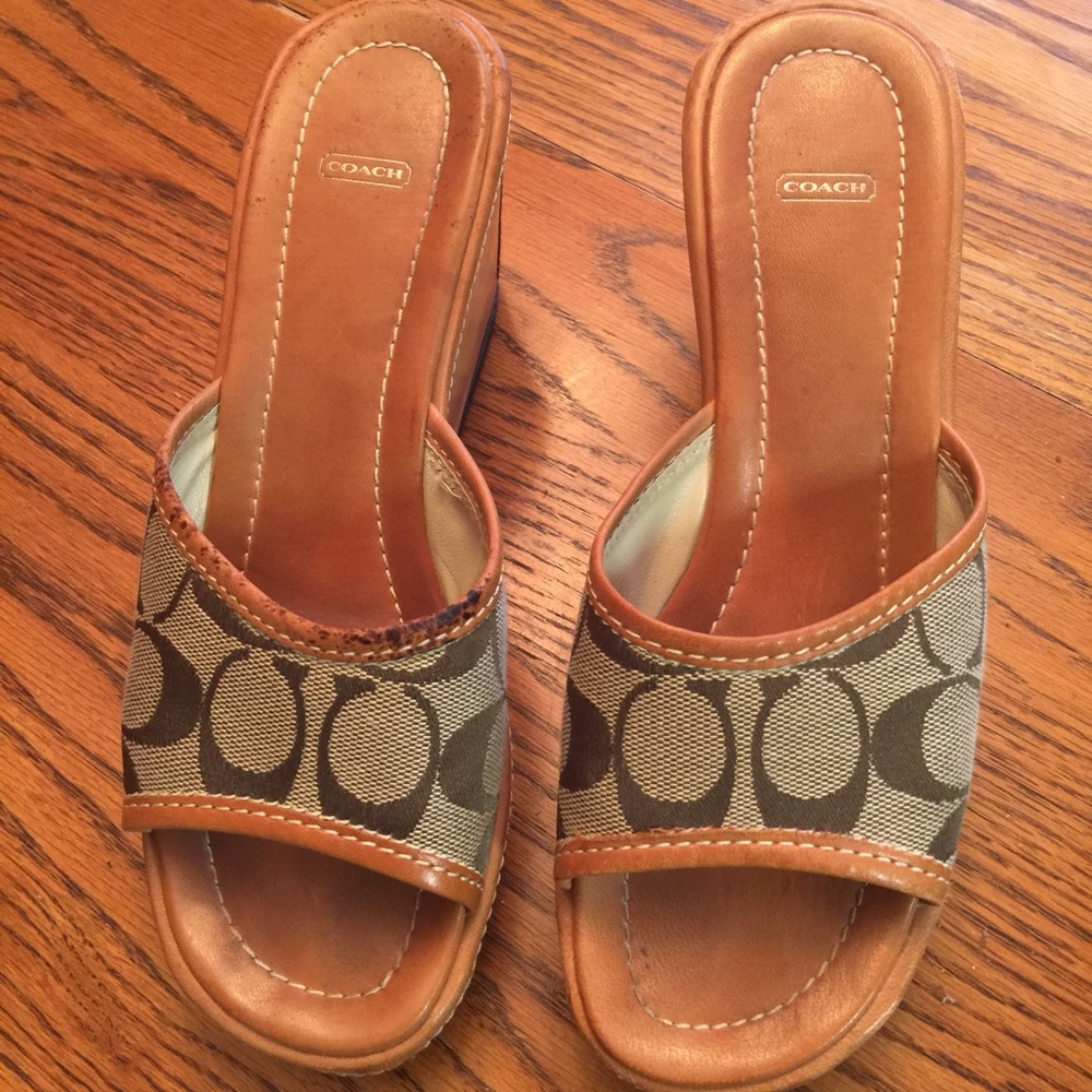 Coach Signature Wedges
