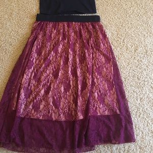 Hot pink with navy trim! Lularoe Lola!