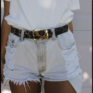 Vintage Calvin Klein Cheetah Belt