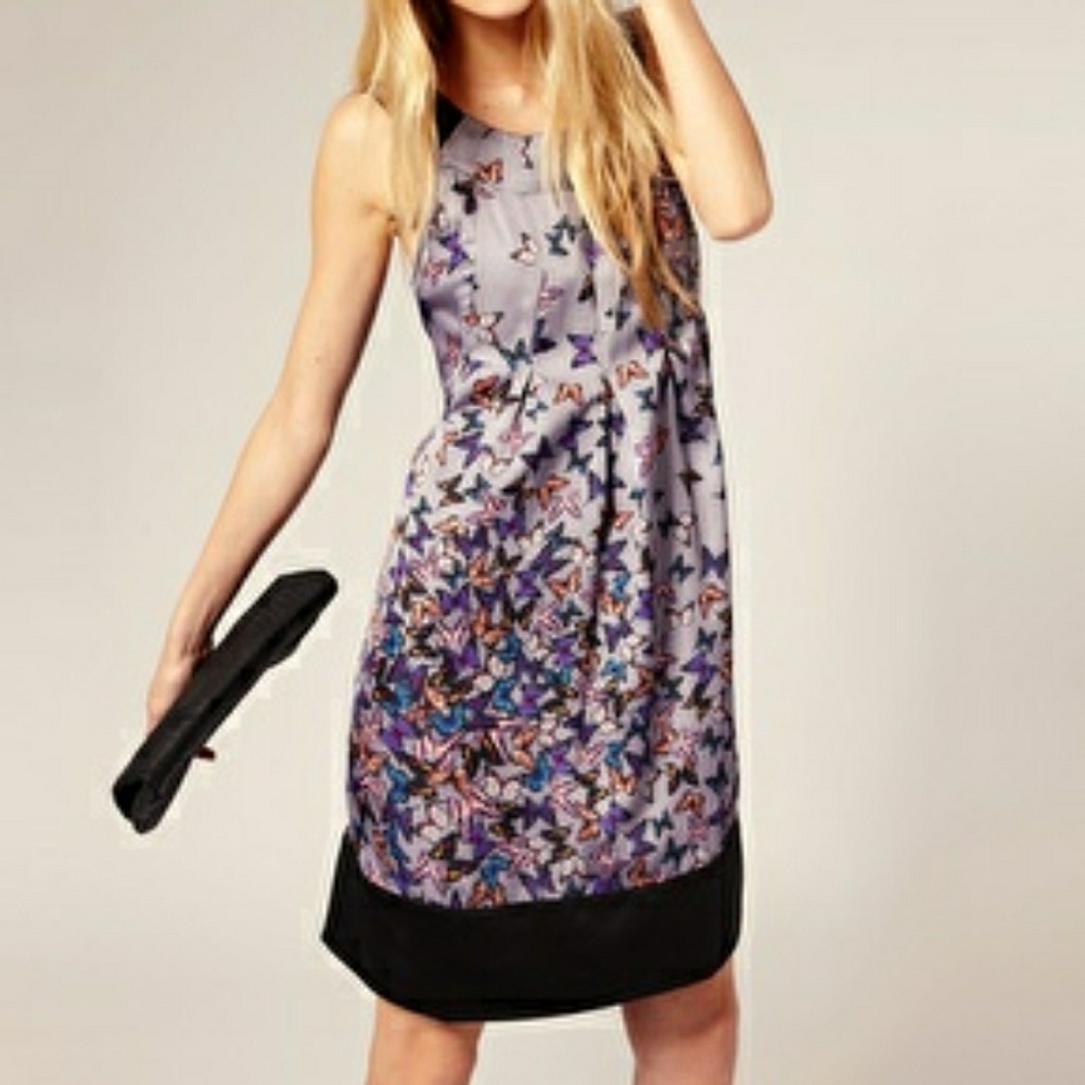 SALE Ted Baker Gorgeous Butterfly print dress 4
