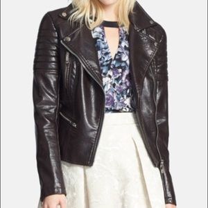 Blank NYC Quilted Faux Leather Jacket
