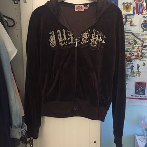 Juicy Couture Dark Brown Velour Tracksuit