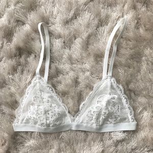 Lace detail bra SZ S