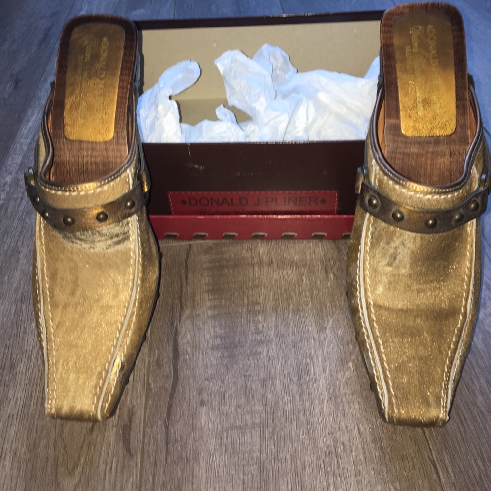 Donald Pliner clogs