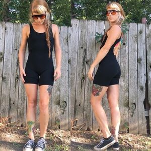 Vintage aerobic bodysuit