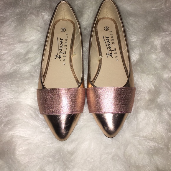 Rose Gold Flats Brand New - Picture 2 of 5
