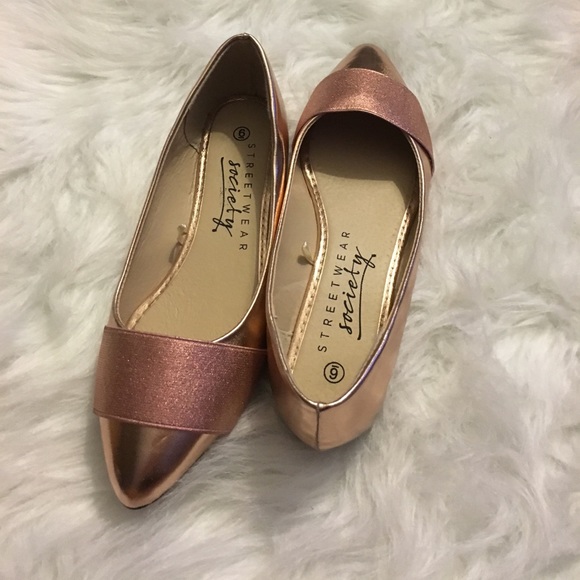 Rose Gold Flats Brand New - Picture 4 of 5