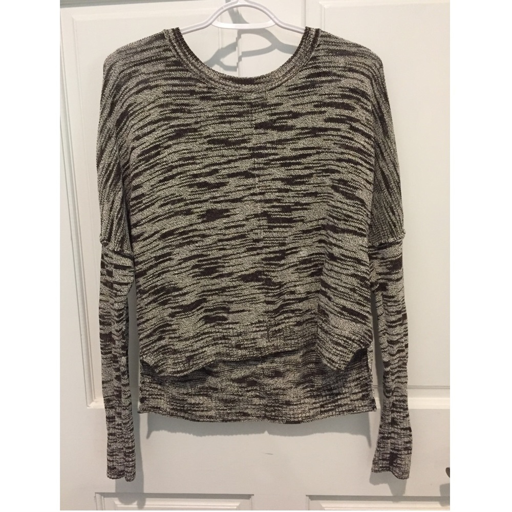 Urban outfitters brown and white sweater