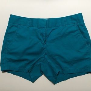 J. Crew Teal Chino Shorts