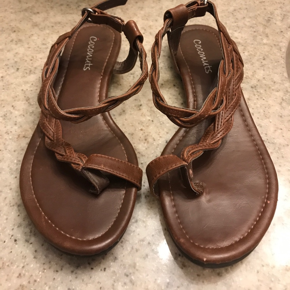 Braided sandals