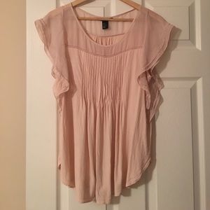 H&M Soft pink flowy top