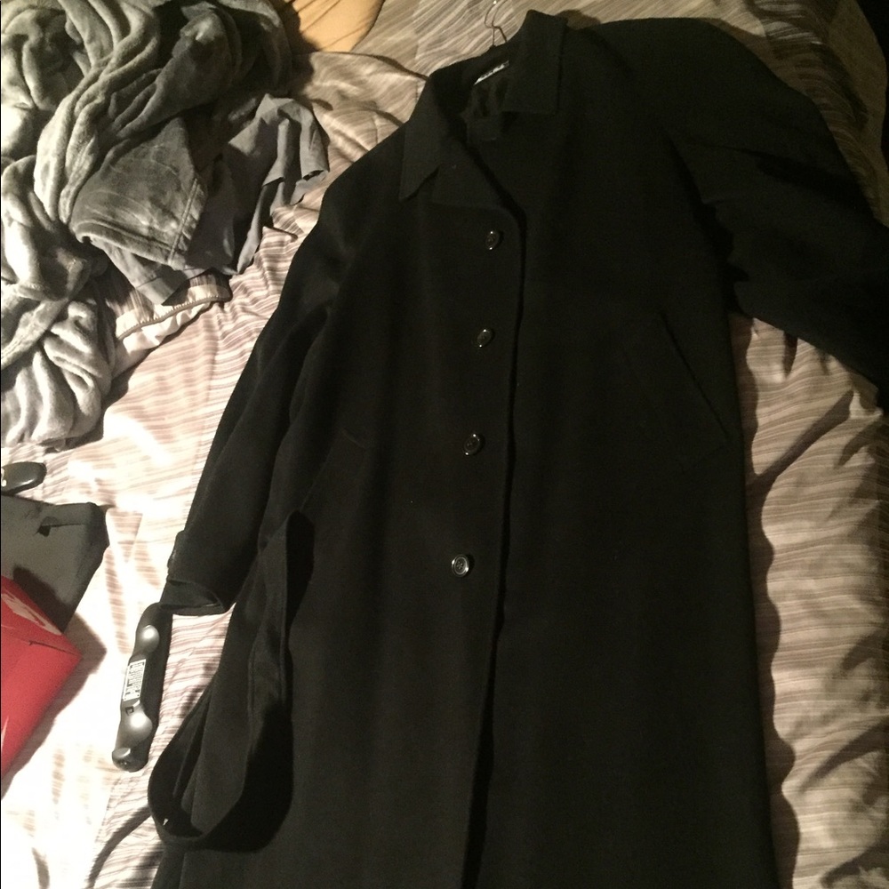 Cashmere Long pea coat!