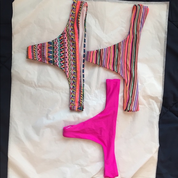 Three Victoria Secret Swim Thong - Picture 2 of 4