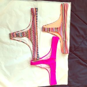 Three Victoria Secret Swim Thong