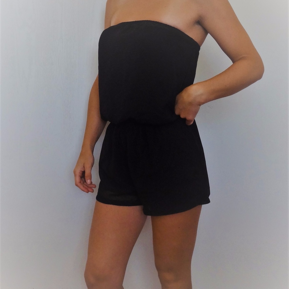 Black bebe romper