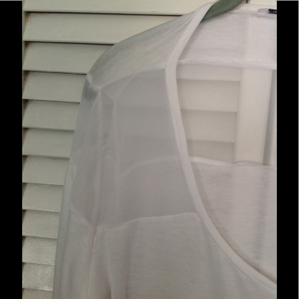 Sheer Mix Media Top