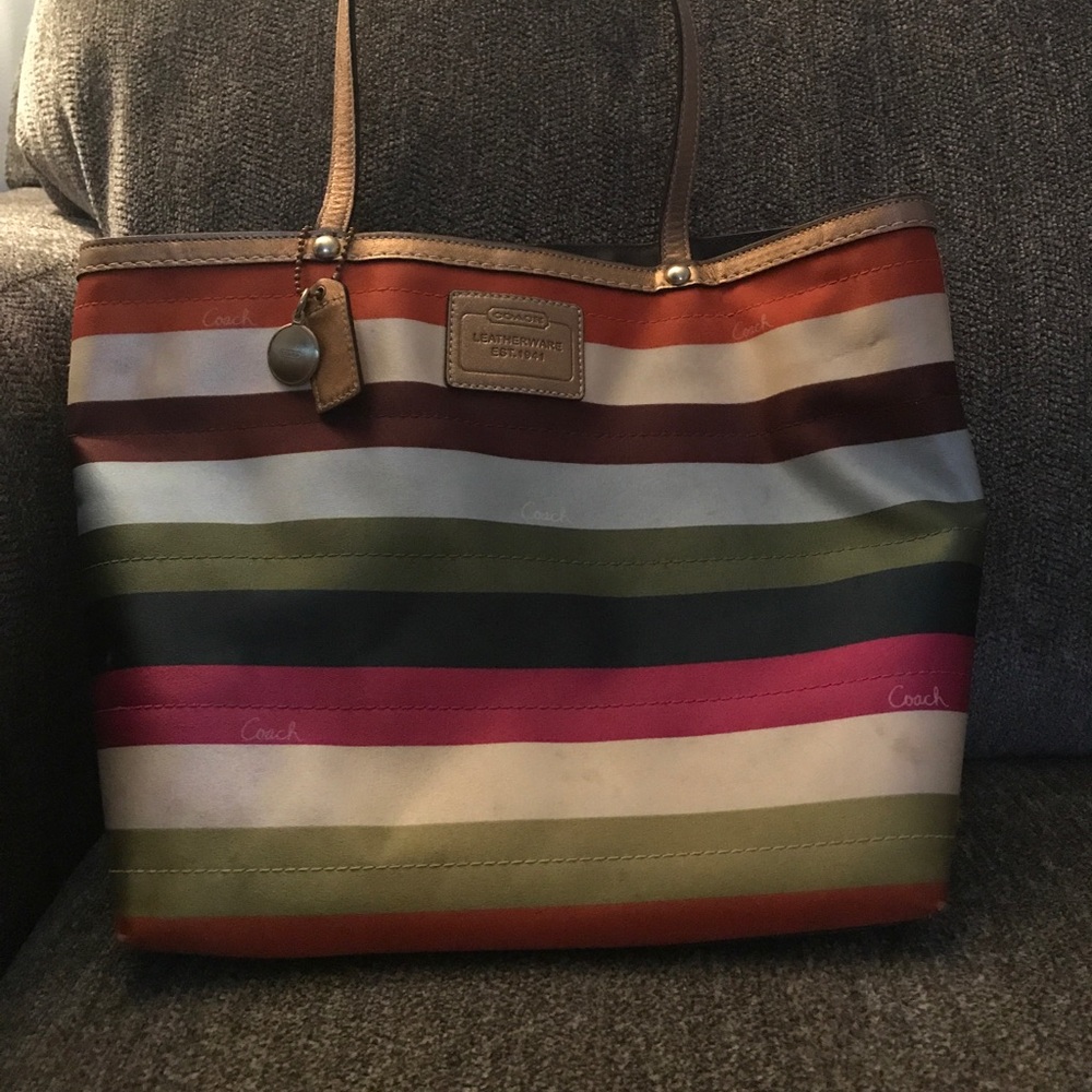 Coach Legacy Stripe Bag