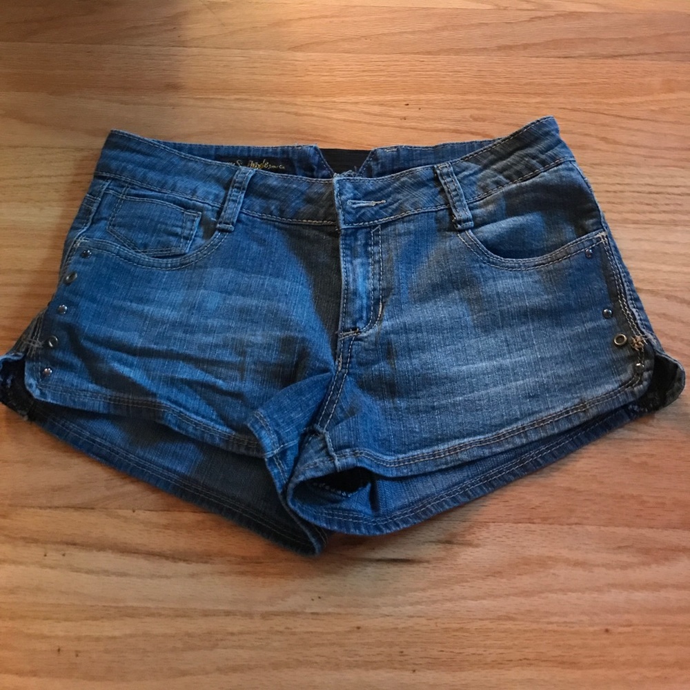 Denim shorts