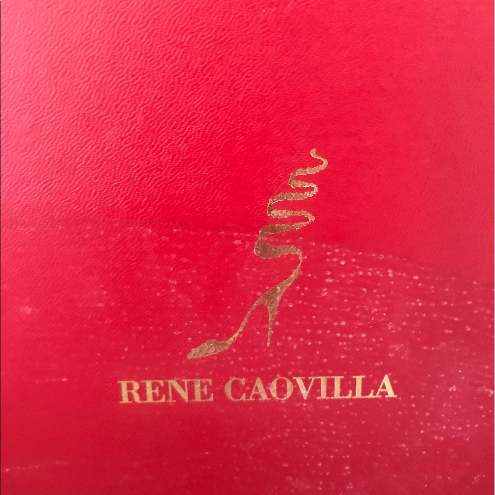Size 11, Rene Caovilla Rose Crystal Ankle Strap - Picture 3 of 8