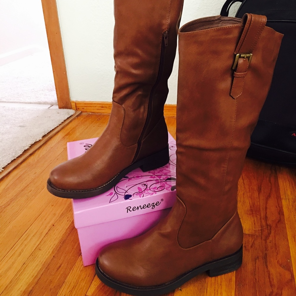 Brown Tall Riding boots