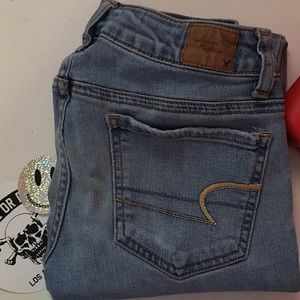 Light denim American eagle jeans