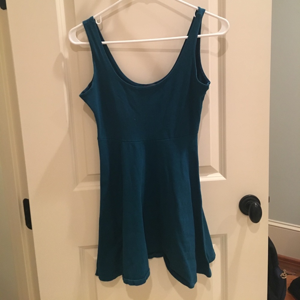 Basic teal dress