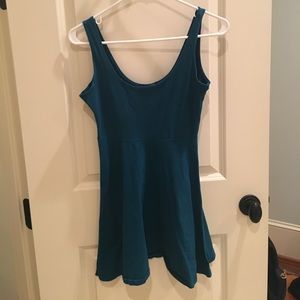 Basic teal dress