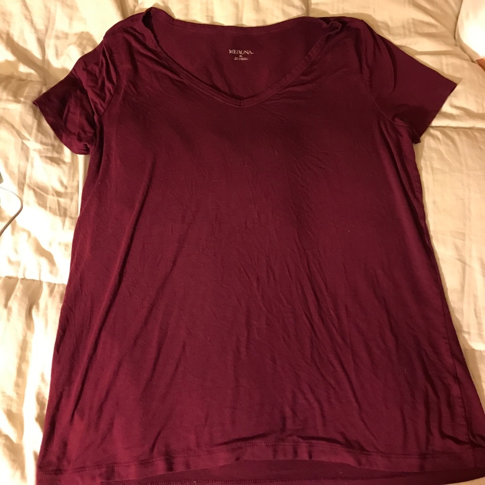 Maroon t-shirt