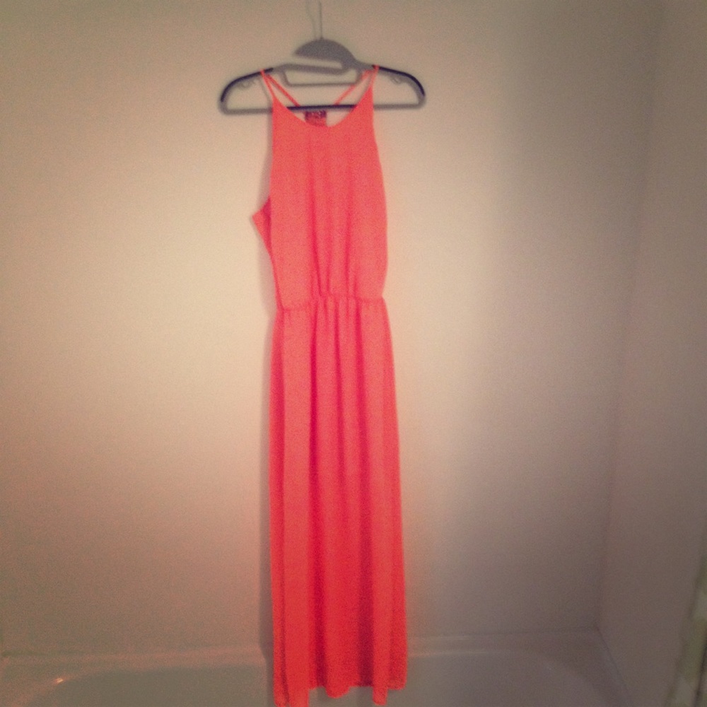 Charlotte Russe Pink Maxi Dress