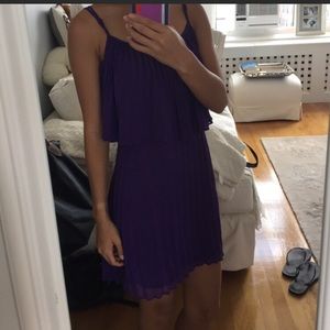 💜👗LF Millau purple pleated dress 👗💜