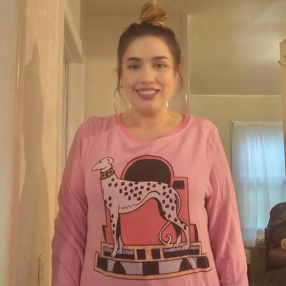 WILDFOX PINK DALMATION SWEATER!