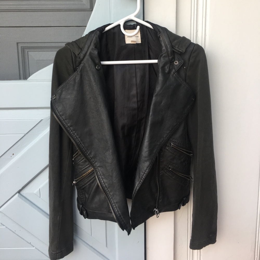 Silence + Noise Vegan Leather Jacket