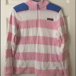 Pink and White Vineyard Vines Shep Shirt